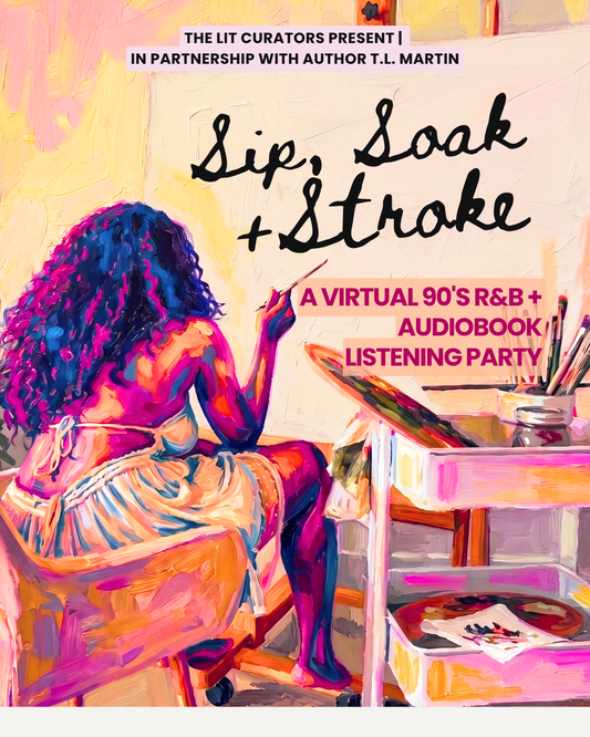 VIRTUAL Sip, Soak + Stroke: Paint, Sip + Craft Night with Author T.L. Martin